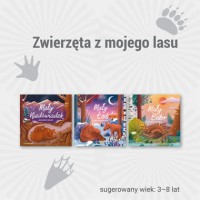 Zwierzęta z mojego lasu – zestaw książek (część 2)